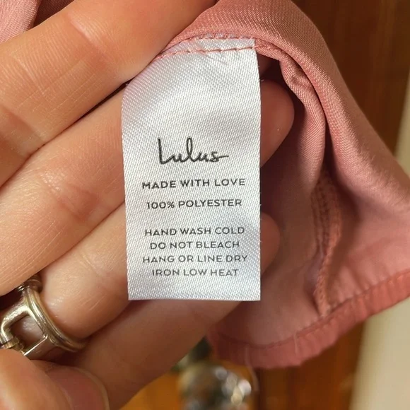 Lulu's Silky Peplum Tank Top - Picture 4 of 4